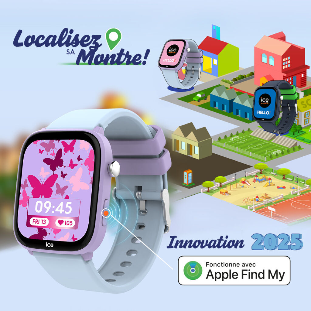 Montre Connect&eacute;e Ice Watch Smart Junior 3.0 Find My - Montres connect&eacute;es Enfant | Histoire d&rsquo;Or