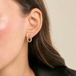 Boucles D'Oreilles Puces Classic Bold Plaqu&eacute; Or Jaune - Boucles d'oreilles fantaisie Femme | Histoire d&rsquo;Or