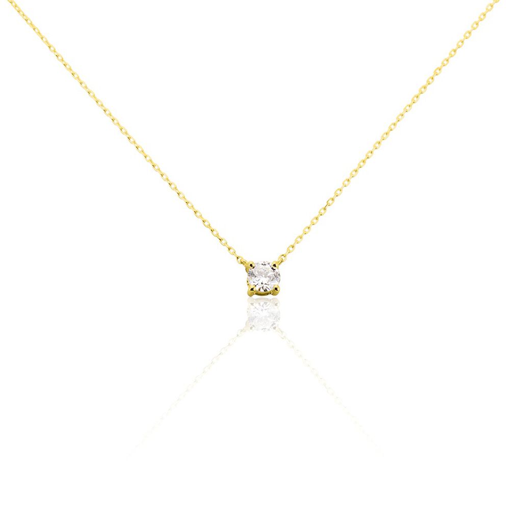 Collier Or Jaune Aphrodite Diamant - Colliers Femme | Histoire d’Or