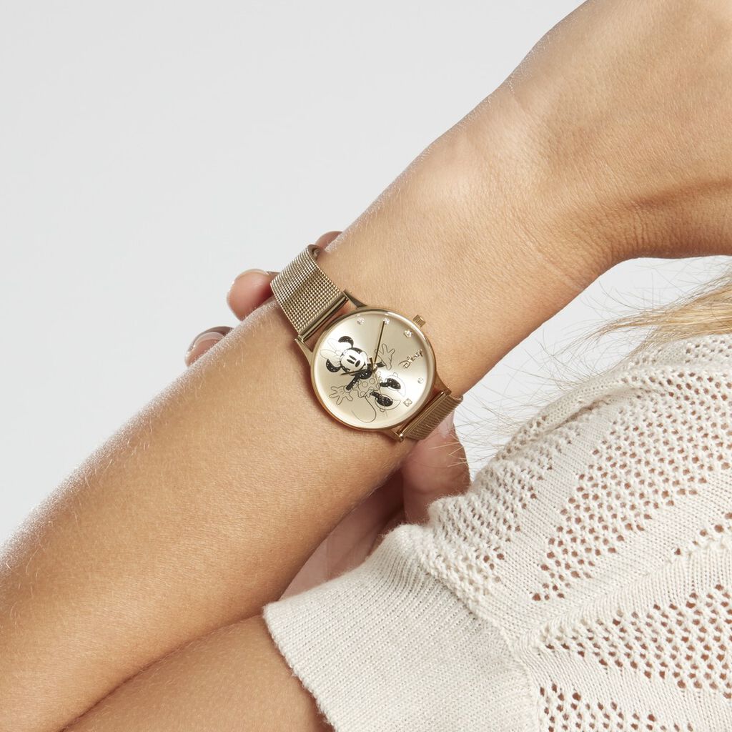 Montre Disney Doré - Montres Femme | Histoire d’Or