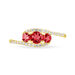 Bague Chloe Or Jaune Rubis Et Diamant - Bagues solitaires Femme | Histoire d’Or