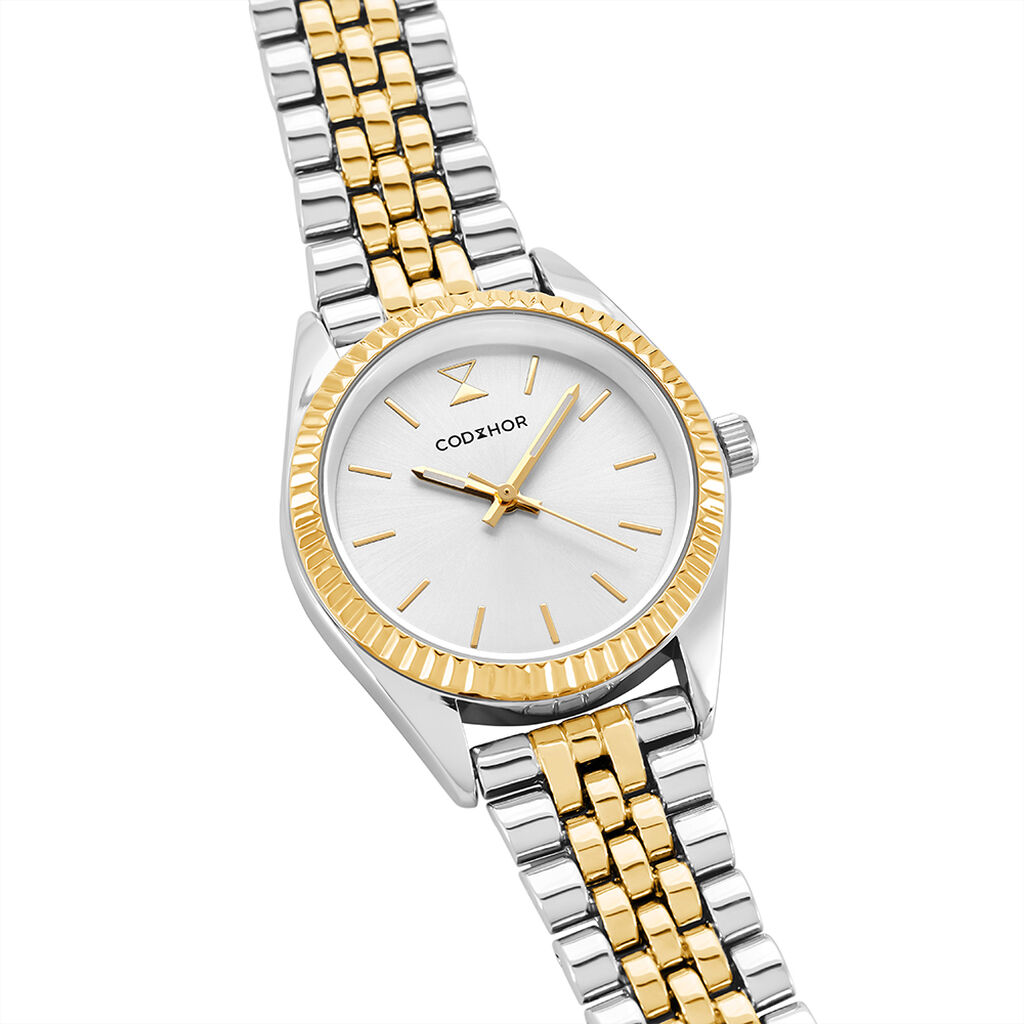 Montre Codhor Sandy Blanc - Montres Femme | Histoire d’Or