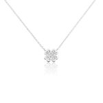 Collier Fortunata Argent Blanc Oxyde De Zirconium - Colliers fantaisie Femme | Histoire d&rsquo;Or