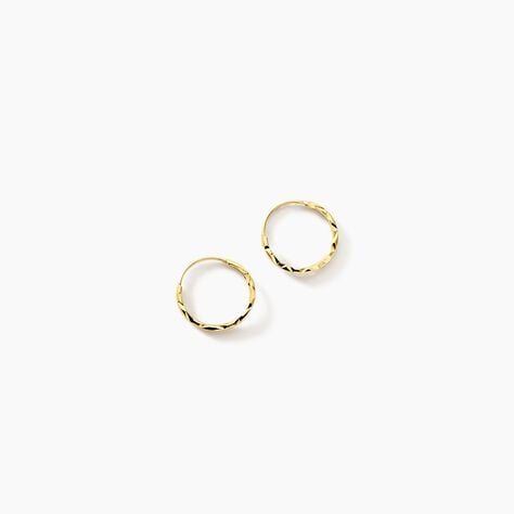 Créoles Valerina Or Jaune - Boucles d'oreilles créoles Femme | Histoire d’Or