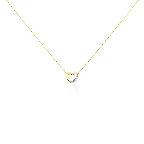 Collier Or Jaune Rosalynne Diamant - Colliers Femme | Histoire d’Or
