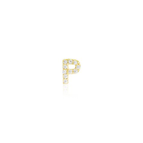 Boucle D'oreille Puce Unitaire Jodoca Or Jaune Oxyde De Zirconium - Clous d'oreilles Femme | Histoire d’Or