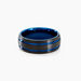 Bague Acier Bleu - Bagues fantaisie Homme | Histoire d’Or