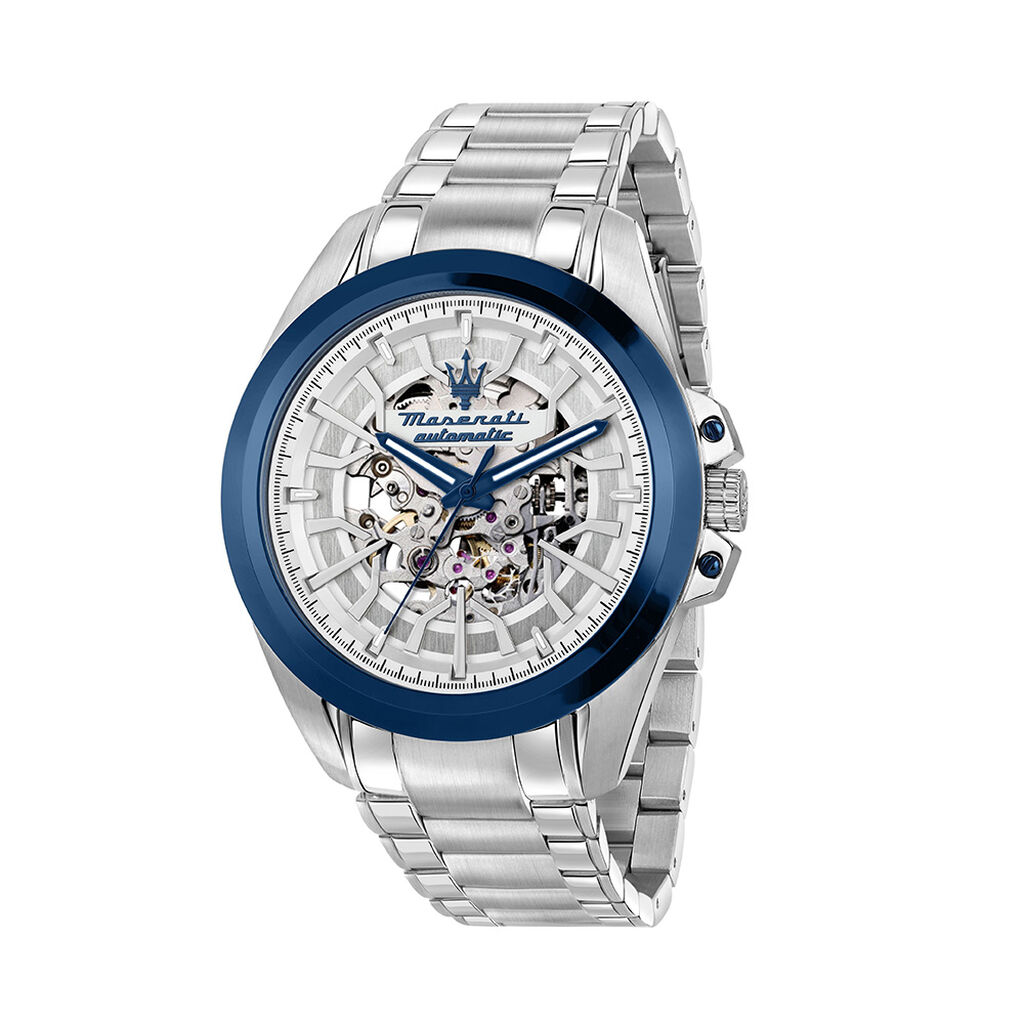 Montre Maserati Traguardo Argent&eacute; - F&ecirc;te des p&egrave;res Homme | Histoire d&rsquo;Or