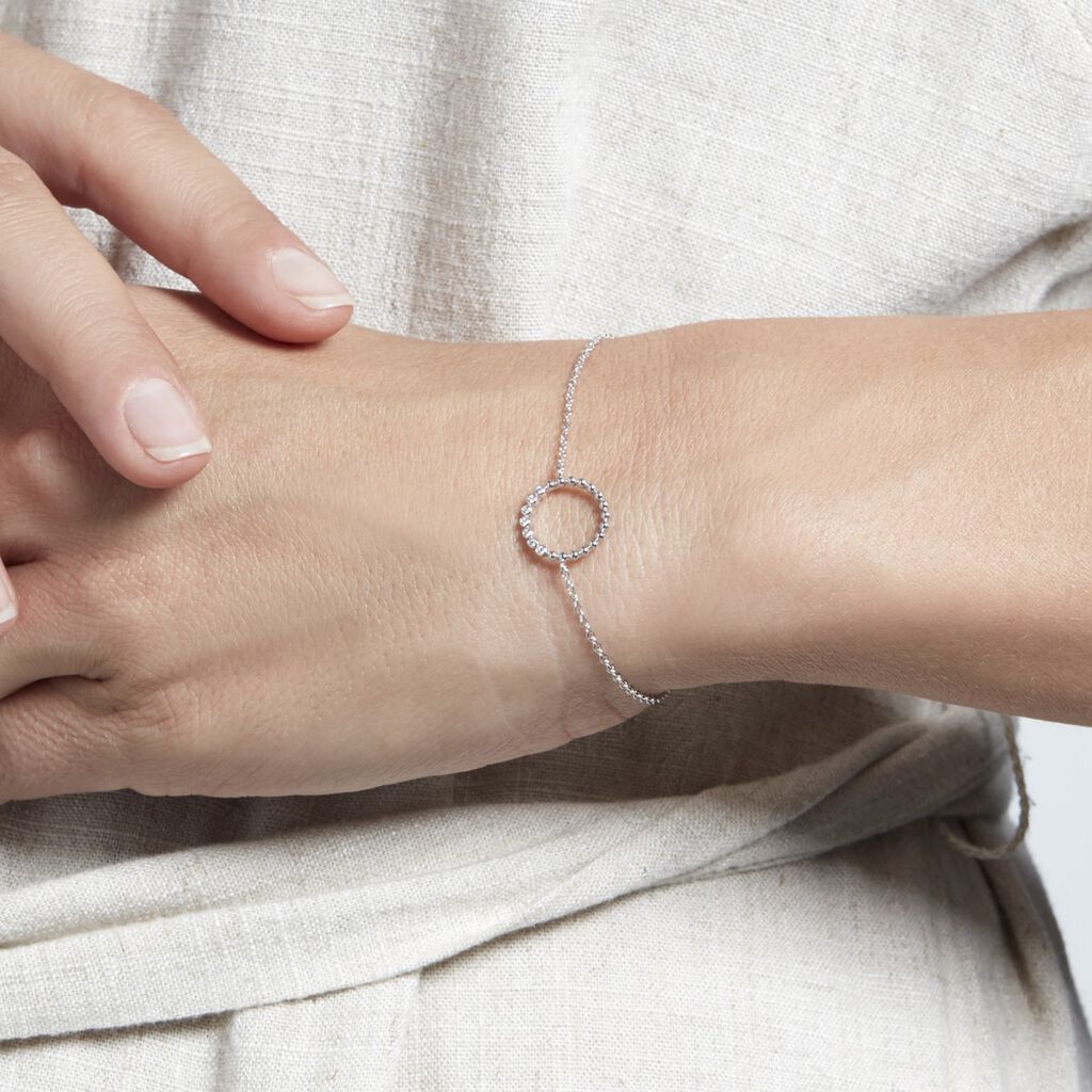 Bracelet Lidig Argent Oxyde De Zirconium - Bracelets Femme | Histoire d’Or