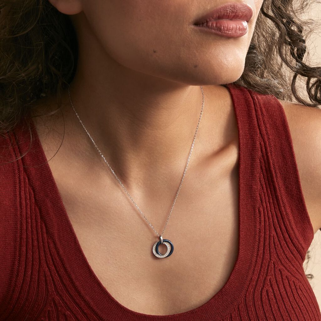 Collier Grizzel Argent Céramique Oxyde - Colliers fantaisie Femme | Histoire d’Or