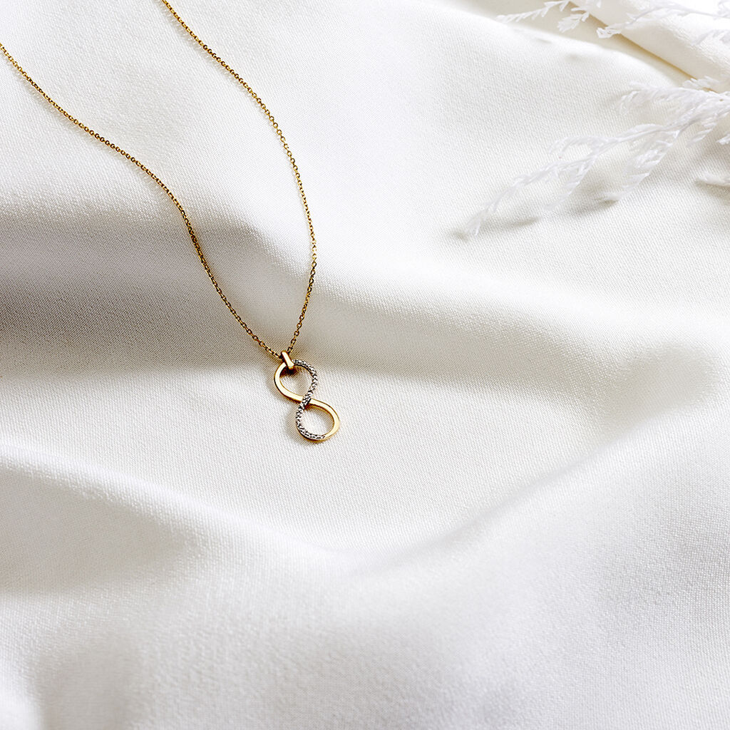 Collier Infino Or Jaune Diamant - Colliers Femme | Histoire d’Or