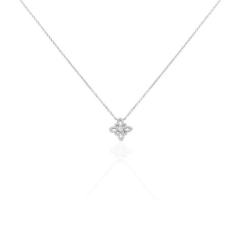Collier Isia Argent Blanc Oxyde De Zirconium - Colliers fantaisie Femme | Histoire d’Or