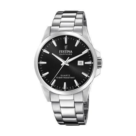 Montre Festina Swiss Made Noir - Montres suisses Homme | Histoire d’Or