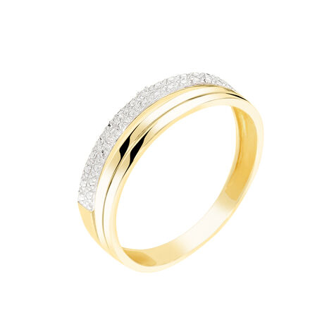 Bague Clotilda Or Jaune Diamant - Bagues avec pierre Femme | Histoire d&rsquo;Or