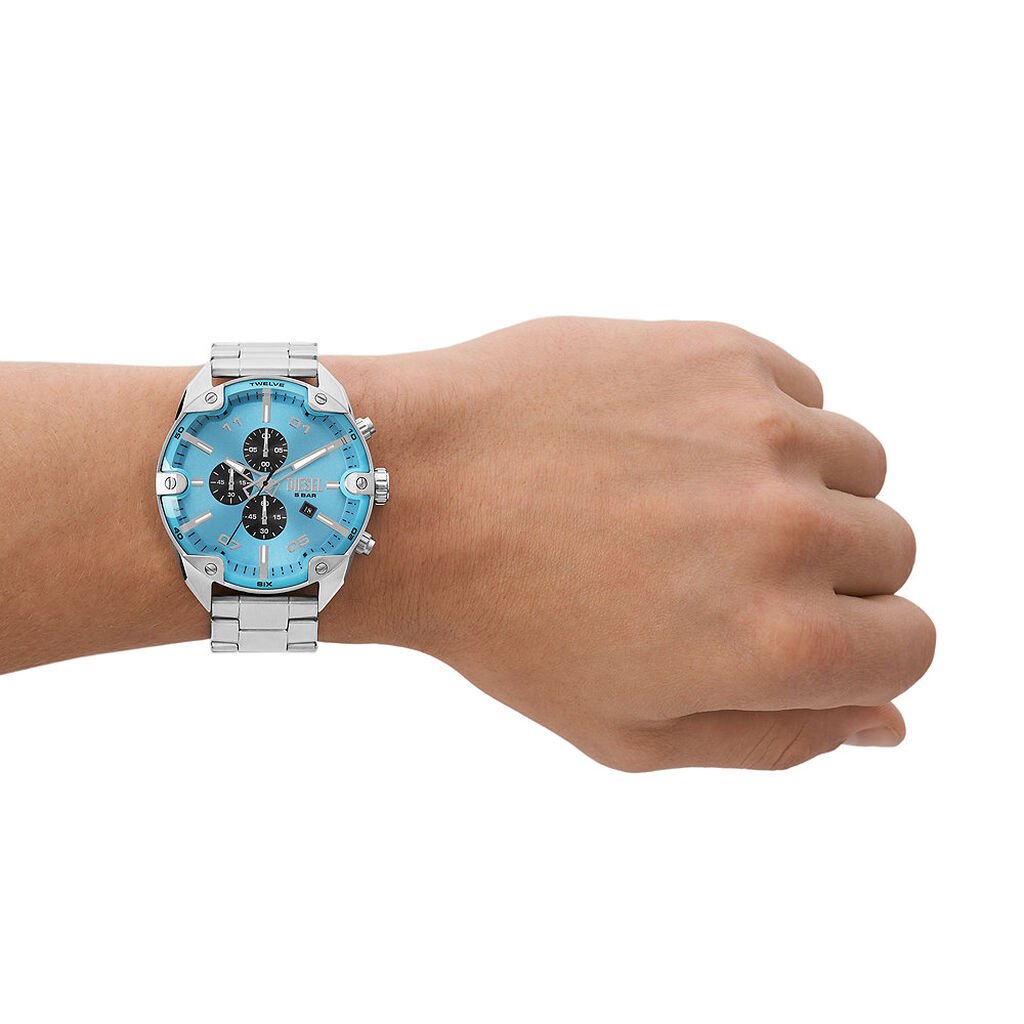 Montre Diesel Spiked Bleu - Montres Homme | Histoire d’Or