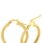Cr&eacute;oles Ulrica Or Jaune - Boucles d'oreilles cr&eacute;oles Femme | Histoire d&rsquo;Or