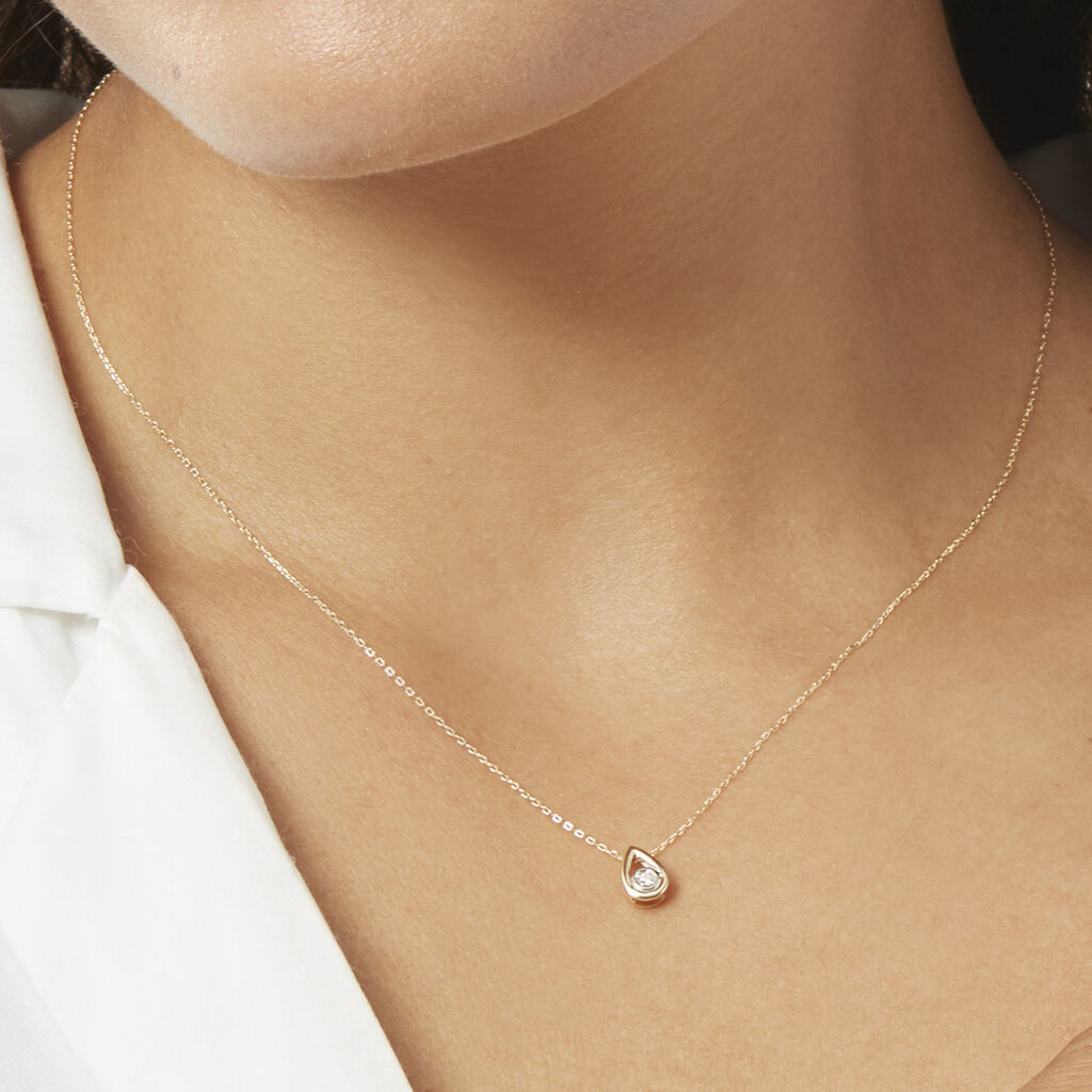 Collier Fidelia Or Jaune Diamant - Colliers Femme | Histoire d’Or