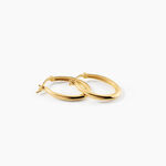 Cr&eacute;oles Beaumont Argent Dor&eacute; A L'Or 750/1000 - Boucles d'oreilles cr&eacute;oles Femme | Histoire d&rsquo;Or
