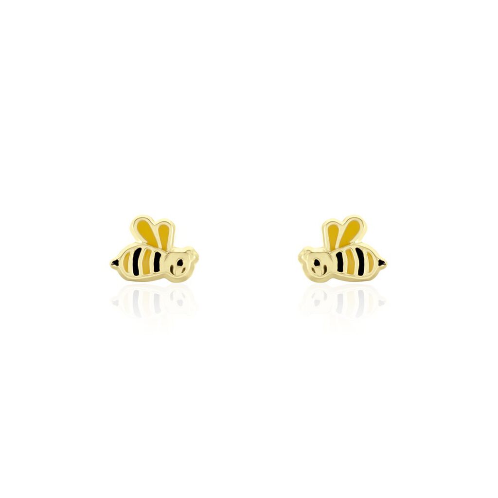 Boucles D'oreilles Puces Giosetta Or Jaune - Clous d'oreilles Enfant | Histoire d&rsquo;Or