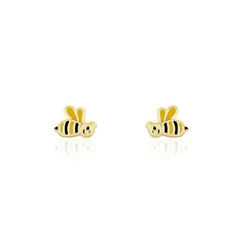 Boucles D'oreilles Puces Giosetta Or Jaune - Clous d'oreilles Enfant | Histoire d&rsquo;Or