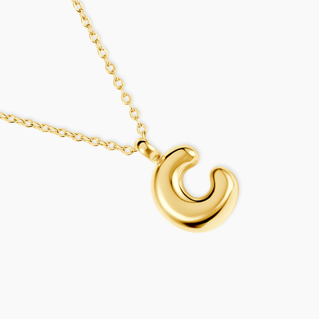 Collier Feliciane Acier Dor&eacute; - Colliers fantaisie Femme | Histoire d&rsquo;Or