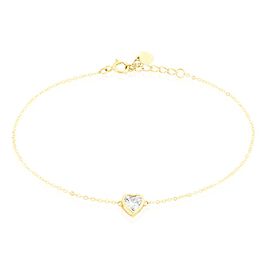 Bracelet Or Jaune Idony Oxyde De Zirconium - Bracelets Femme | Histoire d’Or