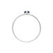 Bague Solitaire Goutte Or Blanc Saphir - Bagues solitaires Femme | Histoire d’Or