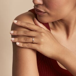 Bague Smina Or Jaune Diamant - Bagues avec pierre Femme | Histoire d’Or