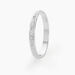Alliance Venus Ruban Plat Or Blanc - Alliances Femme | Histoire d’Or