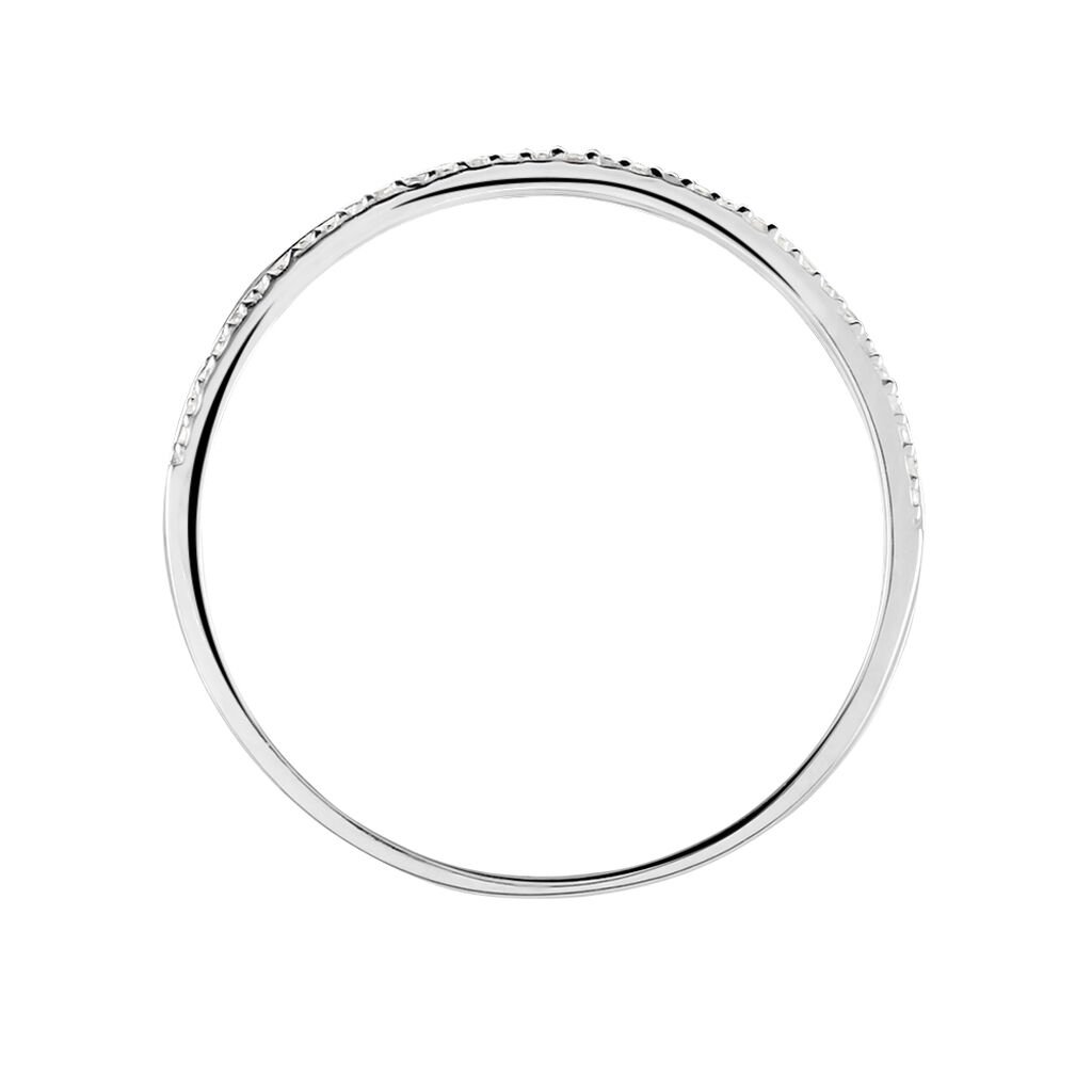Bague Olena Or Blanc Diamant - Bagues avec pierre Femme | Histoire d&rsquo;Or