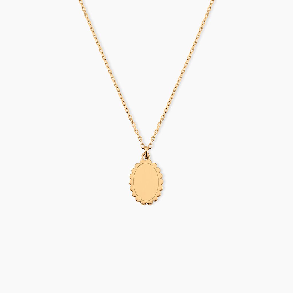 Collier Deepali Plaqu&eacute; Or Jaune - Colliers fantaisie Femme | Histoire d&rsquo;Or