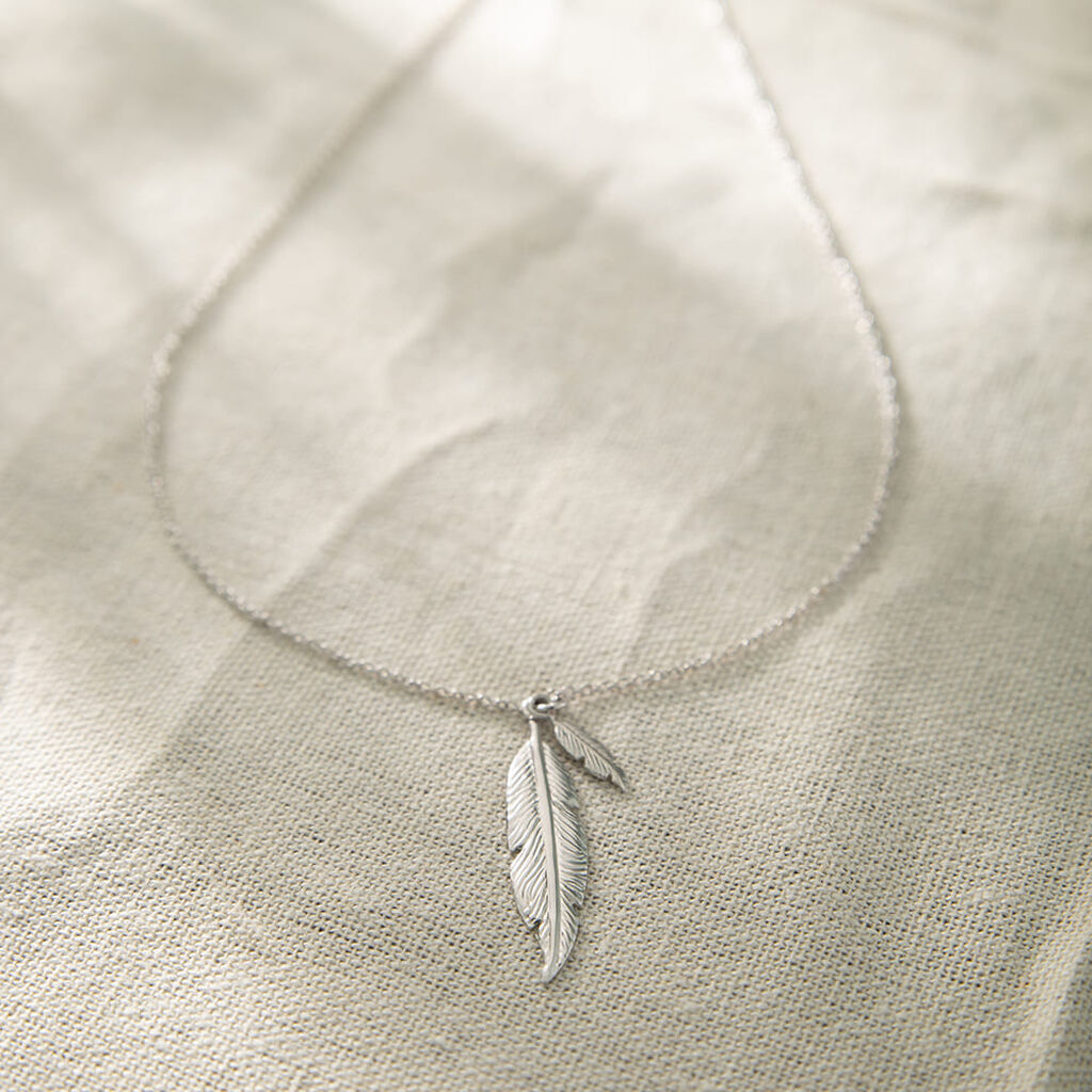 Collier Violka Argent Blanc - Colliers fantaisie Femme | Histoire d’Or