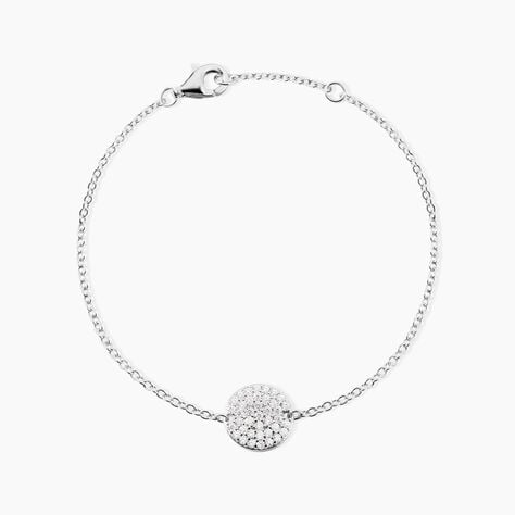 Bracelet Sharma Argent Blanc Oxyde De Zirconium - Bracelets Femme | Histoire d&rsquo;Or