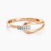 Bague Cyranna Or Rose Diamant - Bagues avec pierre Femme | Histoire d’Or