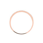 Alliance Klimka Or Rose Oxyde De Zirconium - Alliances Femme | Histoire d&rsquo;Or