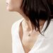 Collier Leona Or Blanc Emeraude Diamant - Colliers Femme | Histoire d’Or