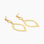 Boucles D'Oreilles Pendantes Genghis Or Jaune - Boucles d'oreilles pendantes Femme | Histoire d&rsquo;Or