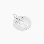 Pendentif Elio W Argent Blanc - Pendentifs Famille | Histoire d&rsquo;Or