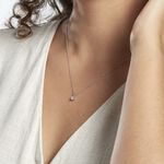 Collier Victoria Platine Blanc Diamant - Colliers Femme | Histoire d&rsquo;Or