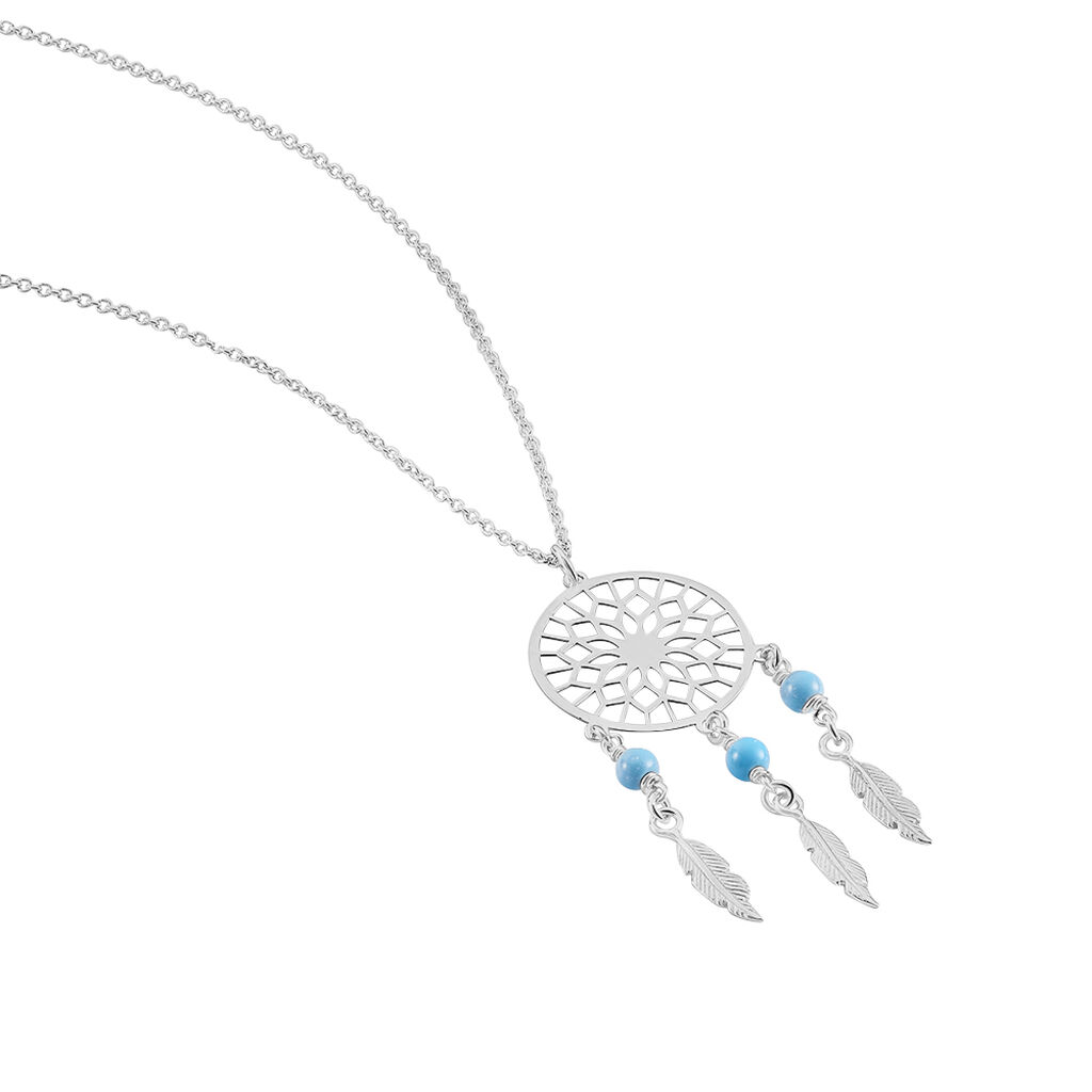 Collier Anoki Argent Blanc - Colliers fantaisie Femme | Histoire d’Or