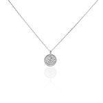 Collier Argent Blanc Hosni - Colliers Zodiaque Homme | Histoire d&rsquo;Or