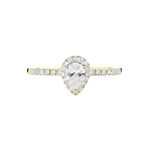 Bague Solitaire Tatiana Or Jaune Diamant - Bagues solitaires Femme | Histoire d&rsquo;Or