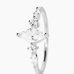 Bague Winter Sweetness Argent Blanc Oxyde De Zirconium - Bagues solitaires Femme | Histoire d&rsquo;Or