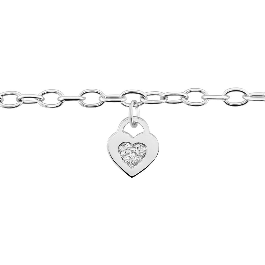 Bracelet Dorote Argent Blanc Oxyde De Zirconium - Bracelets Femme | Histoire d’Or