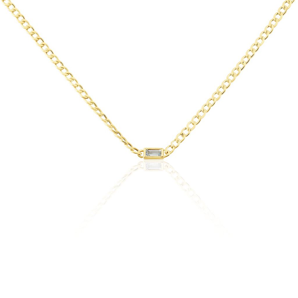 Collier Chain Or Jaune Topaze - Colliers Femme | Histoire d&rsquo;Or