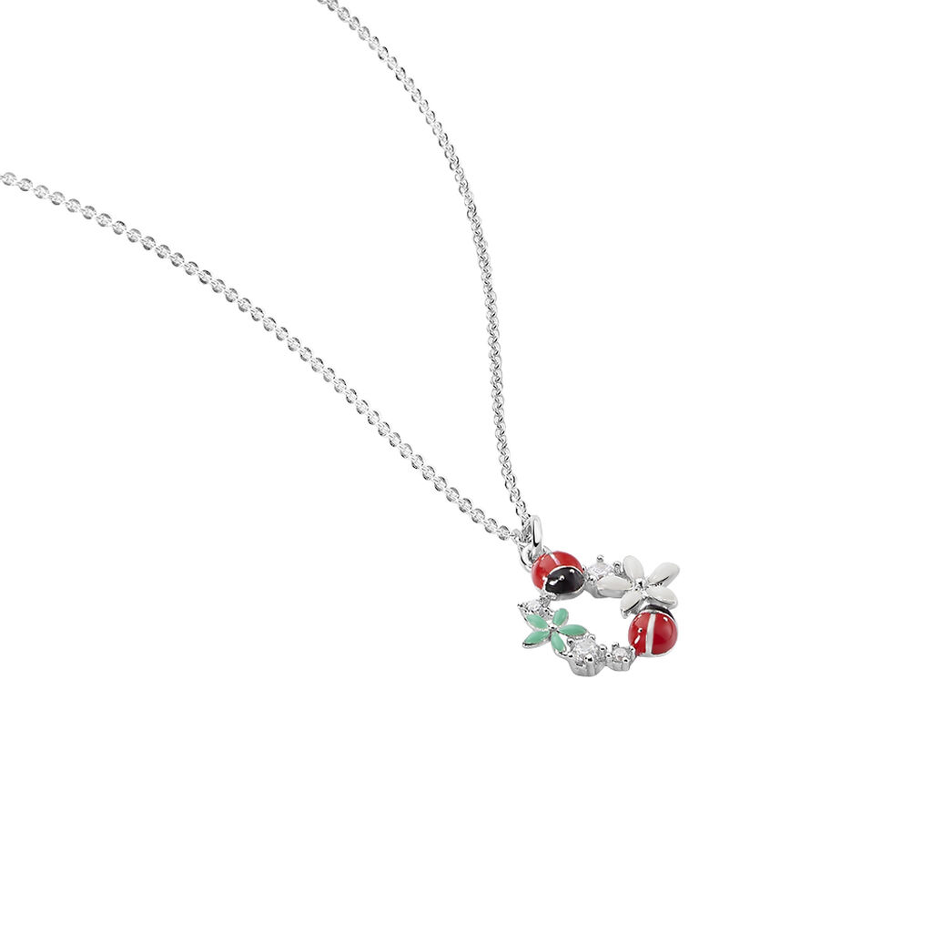 Collier Eliniane Argent Blanc Oxyde De Zirconium - Colliers fantaisie Femme | Histoire d&rsquo;Or