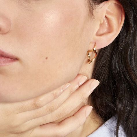 Créoles Helmine Or Jaune - Boucles d'oreilles créoles Femme | Histoire d’Or