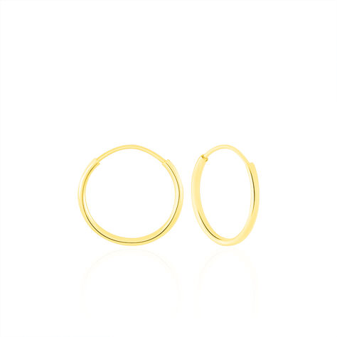 Cr&eacute;oles Dominae Or Jaune - Boucles d'oreilles cr&eacute;oles Femme | Histoire d&rsquo;Or