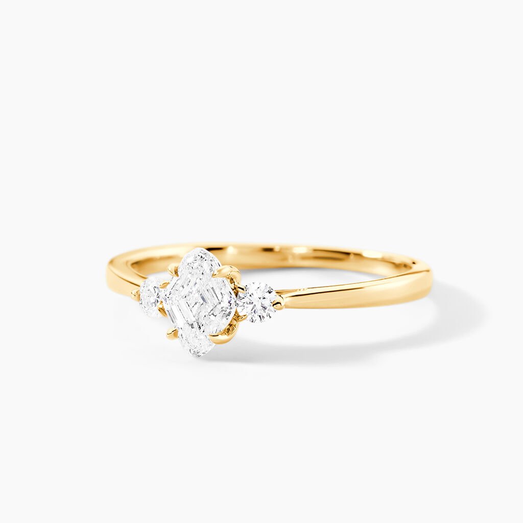 Bague Collection Icone Or Jaune Diamant Synthétique - Nouveautés Femme | Histoire d’Or
