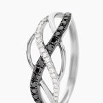 Bague Amara Or Blanc Diamant - Bagues avec pierre Femme | Histoire d&rsquo;Or